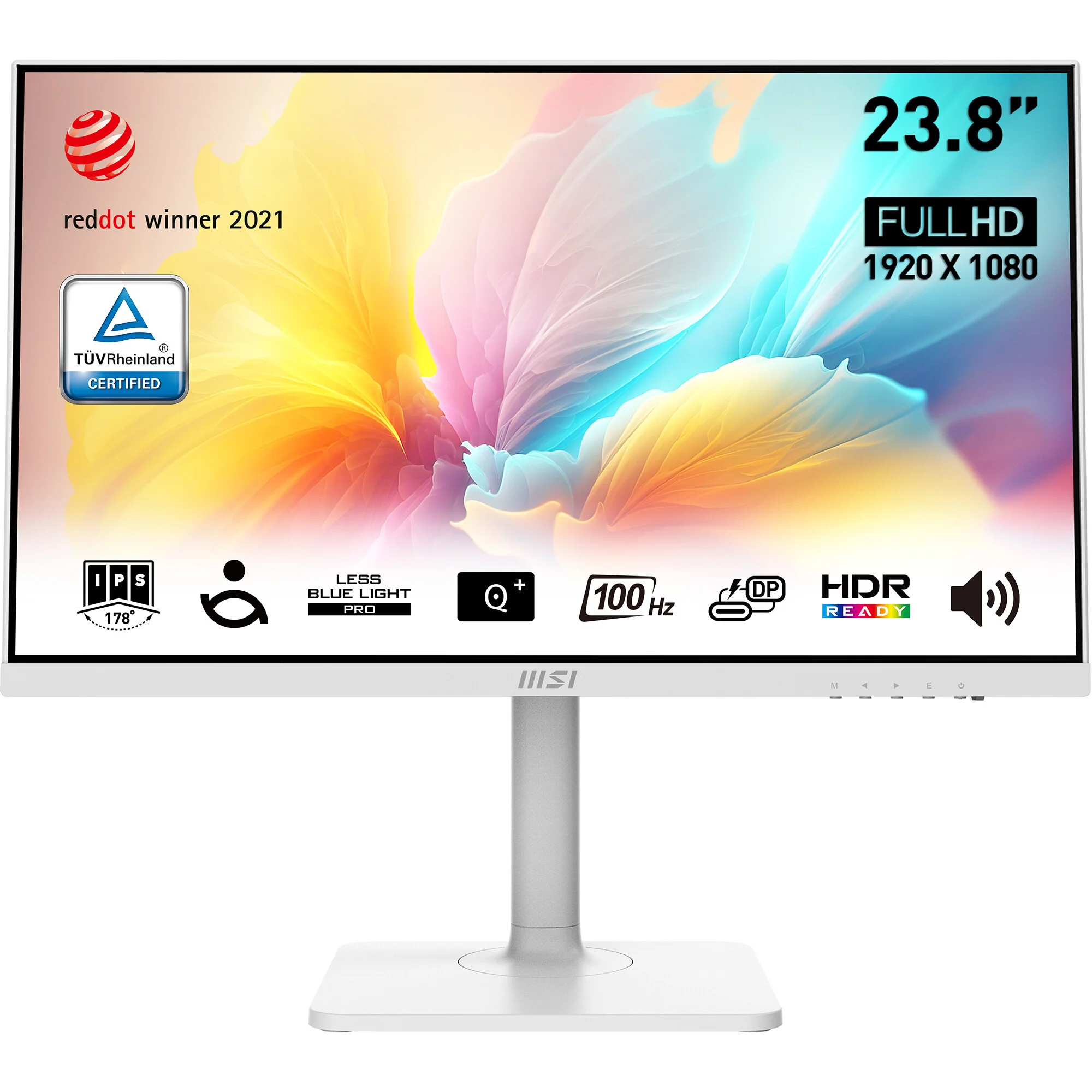 MSI Modern MD2412PW - 60.5 cm (23.8") - 1920 x 1080 pixels FHD Monitor