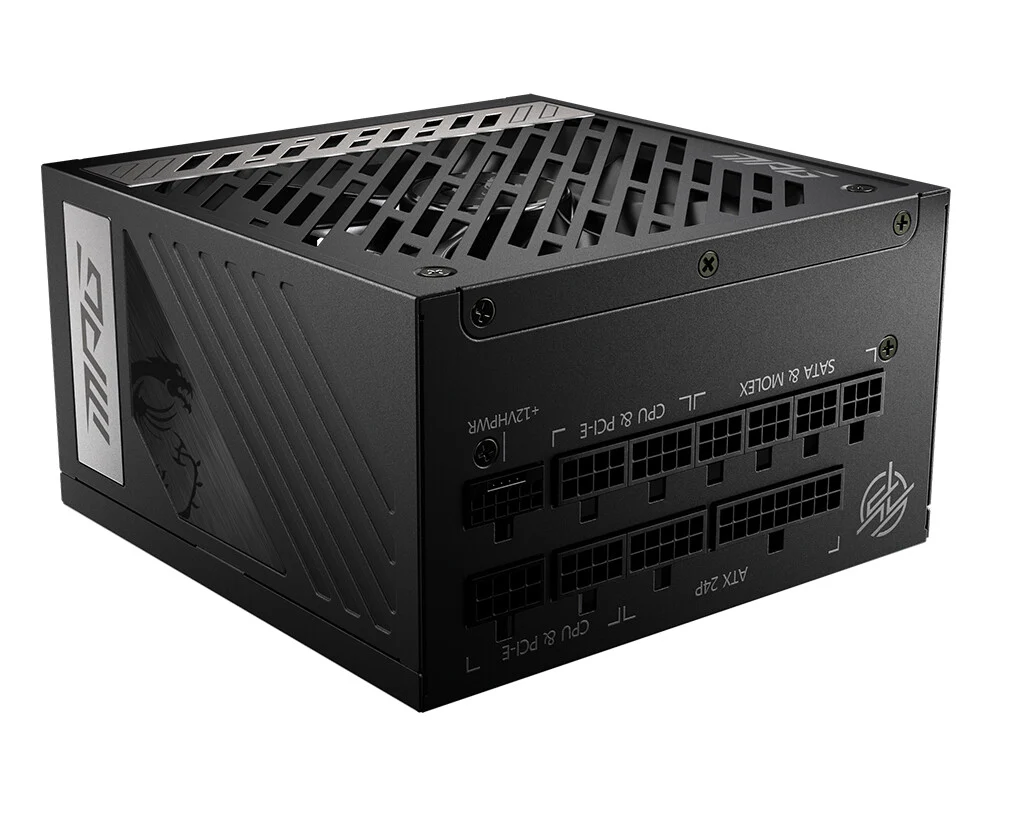 MSI MPG A1000G PCIE5 - 1000W 80+ Gold Fully Modular Power Supply Unit