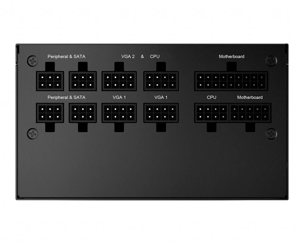 MSI MPG A850GF- 850W 80+ Gold Fully Modular Power Supply Unit - Image 2