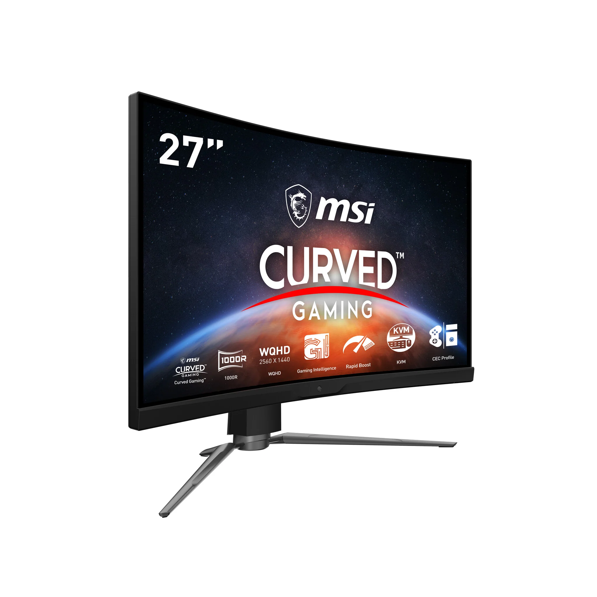 MSI MPG Artymis 273CQR - 68.6 cm (27") - 2560 x 1440 pixels WQHD LCD Monitor - Image 2