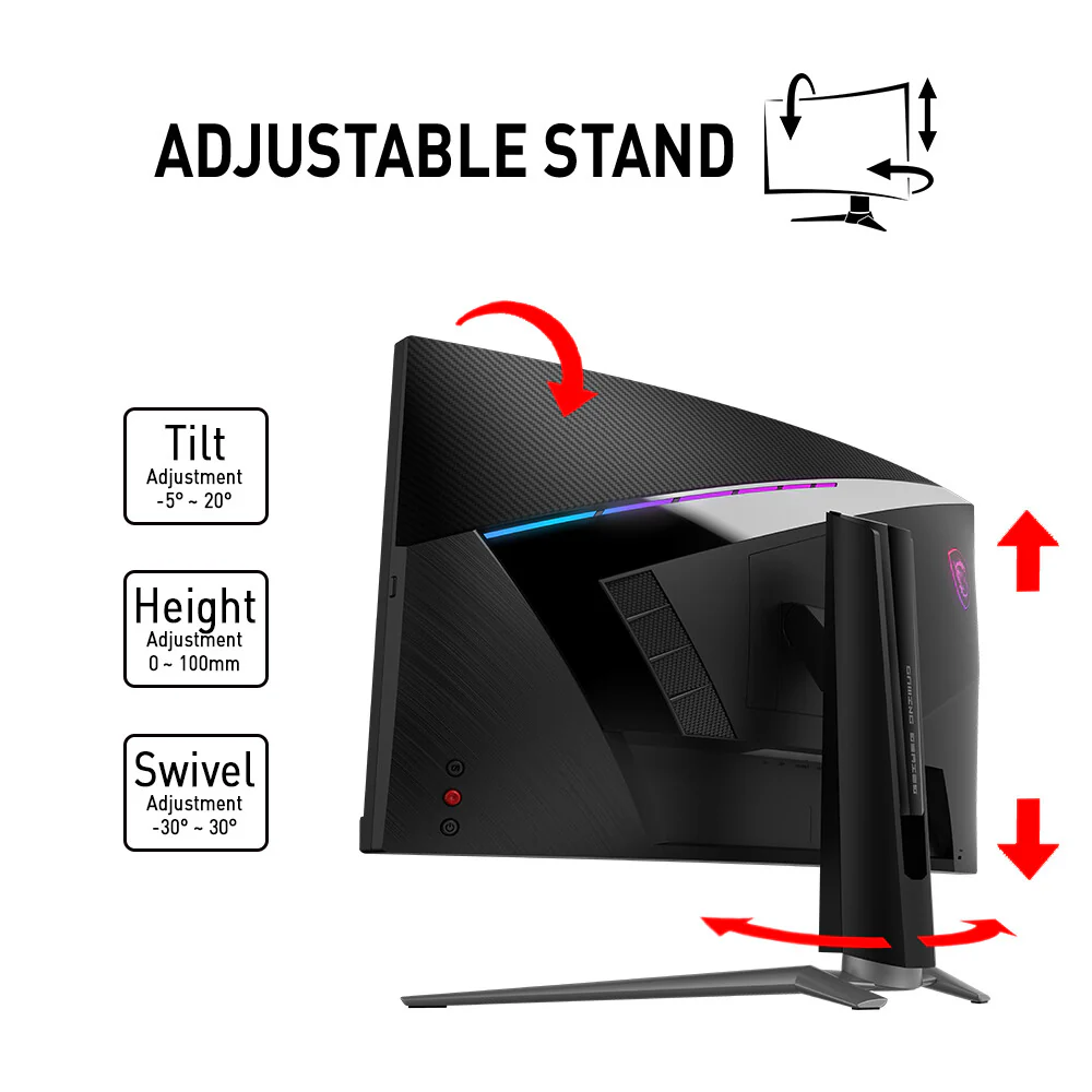 MSI MPG Artymis 273CQR - 68.6 cm (27") - 2560 x 1440 pixels WQHD LCD Monitor - Image 7