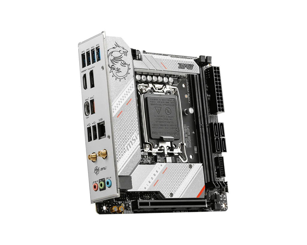 MSI MPG B760I EDGE WIFI mini ATX motherboard - Intel B760 LGA 1700 - Image 3