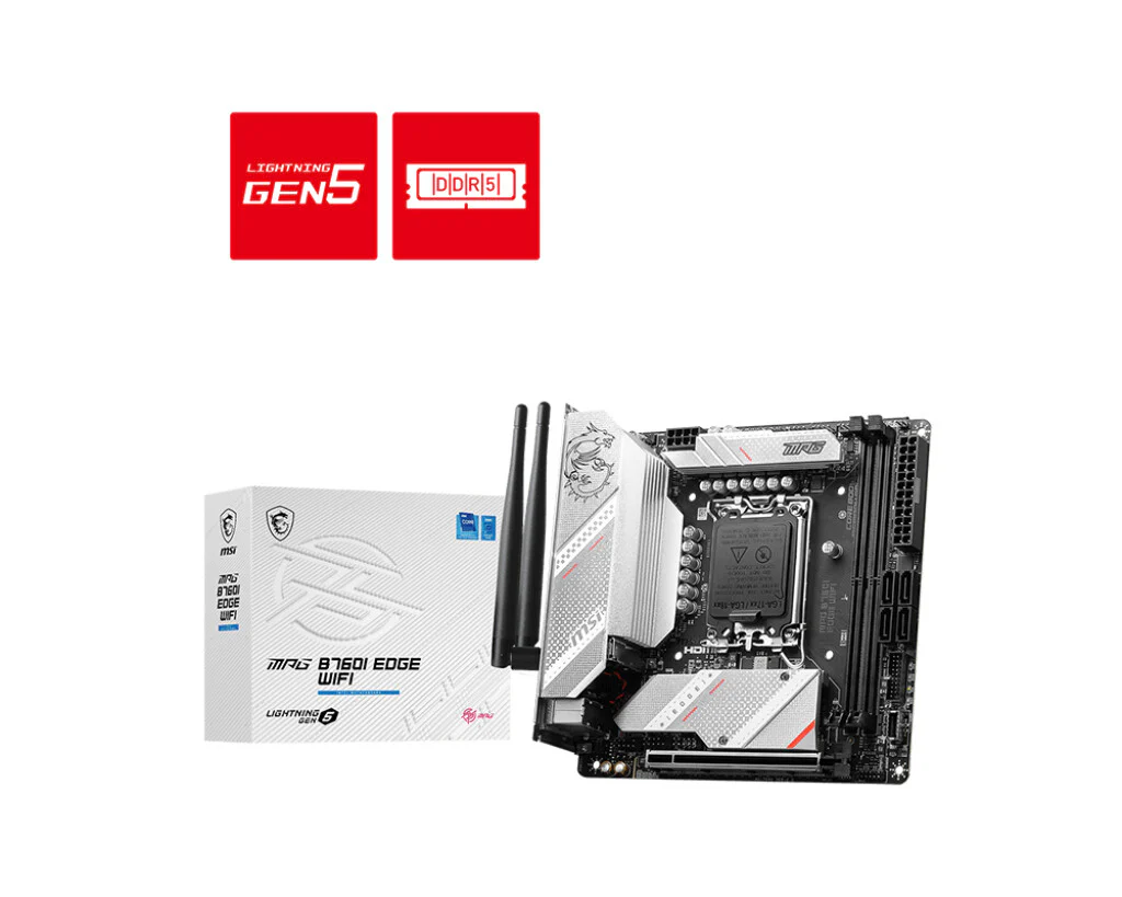 MSI MPG B760I EDGE WIFI mini ATX motherboard - Intel B760 LGA 1700 - Image 5