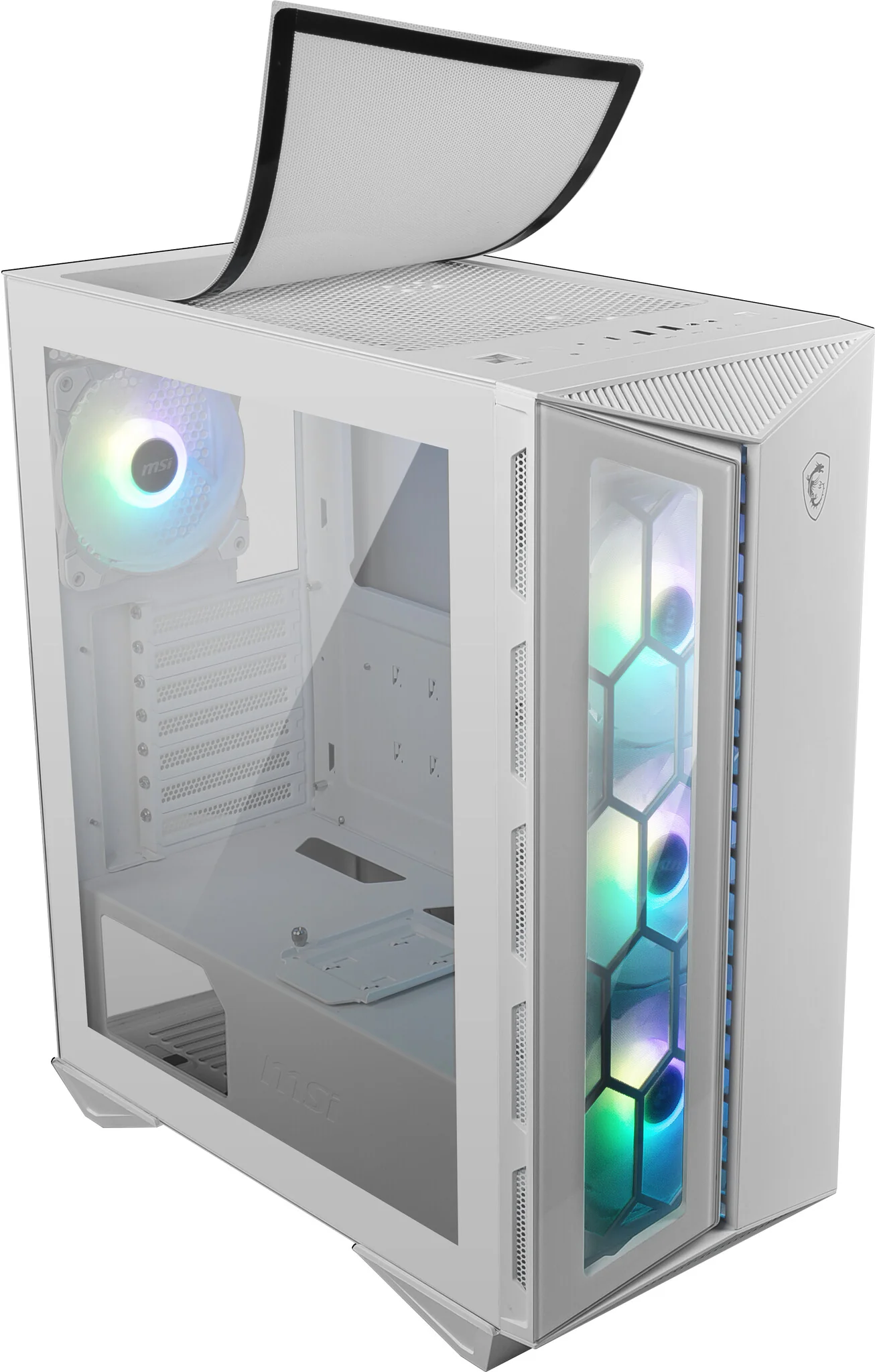 MSI MPG GUNGNIR 110R - ATX Mid Tower Case in White - Image 9