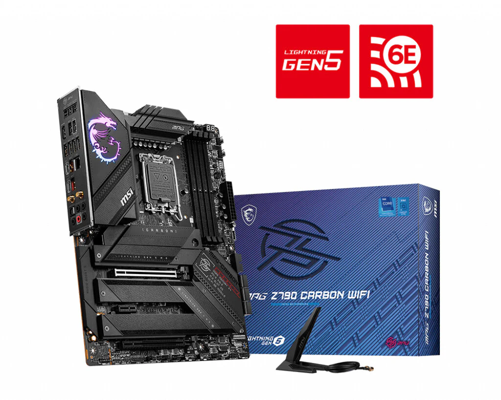 MSI MPG Z790 CARBON WIFI ATX motherboard - Intel Z790 LGA 1700 - Image 2