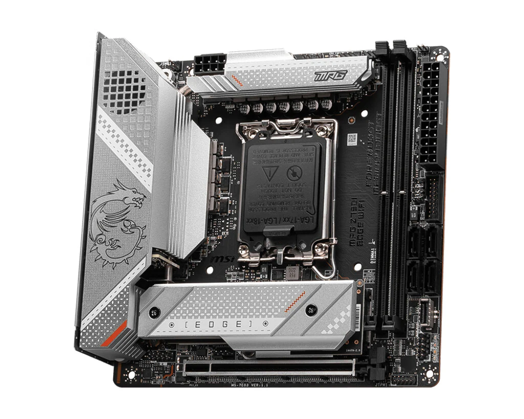 MSI MPG Z790I EDGE WIFI mini ITX motherboard - Intel Z790 LGA 1700 - Image 3