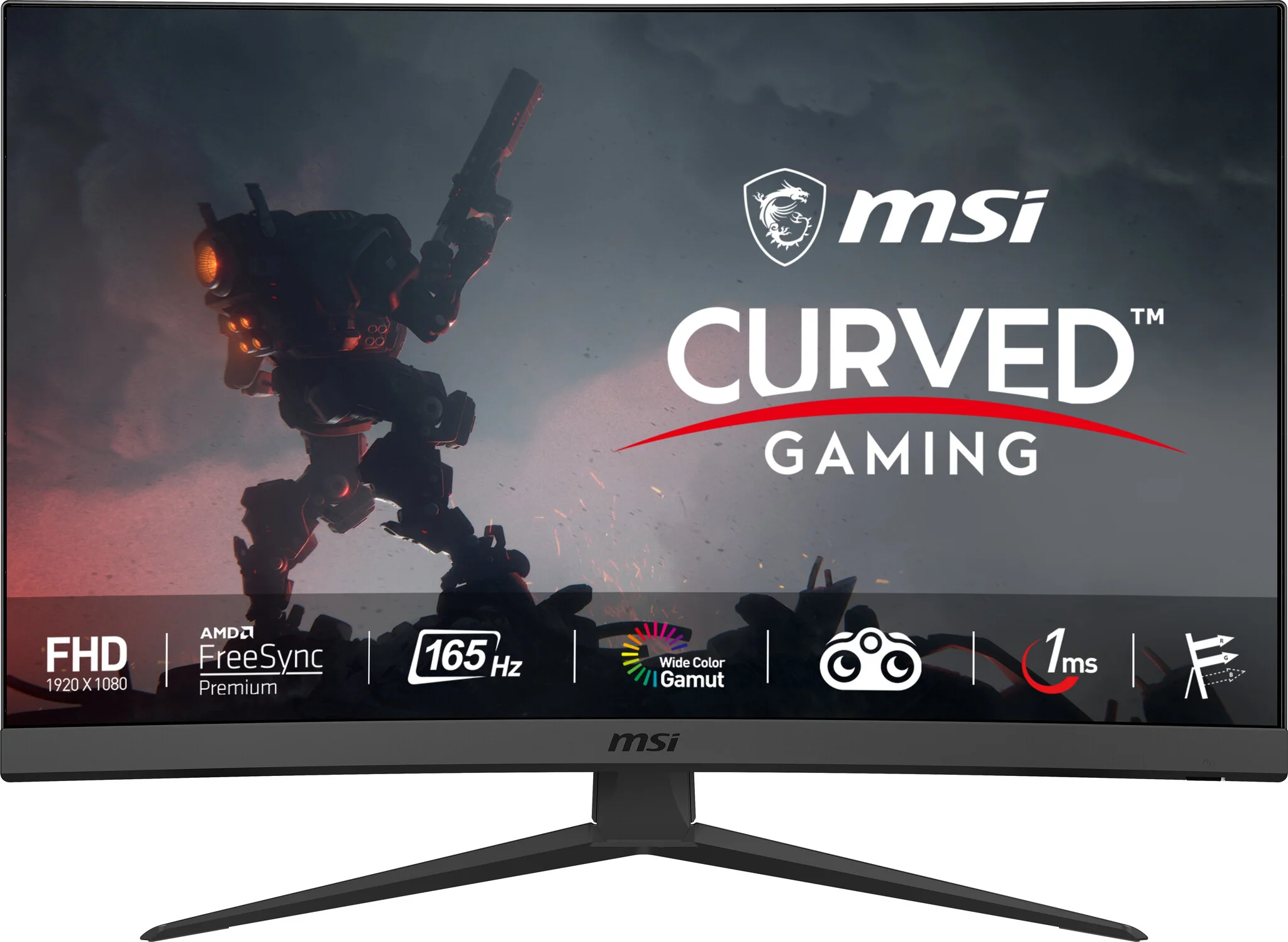 MSI Optix G27C6 - 68.6 cm (27") - 1920 x 1080 pixels FHD Curved Monitor