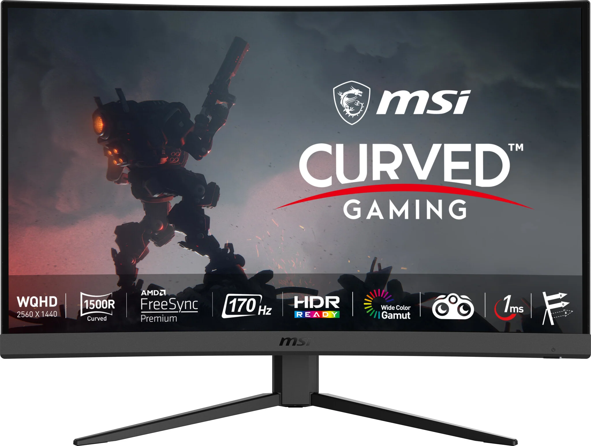 MSI Optix G32CQ4 - 80 cm (31.5") - 2560 x 1440 pixels QHD LCD Monitor