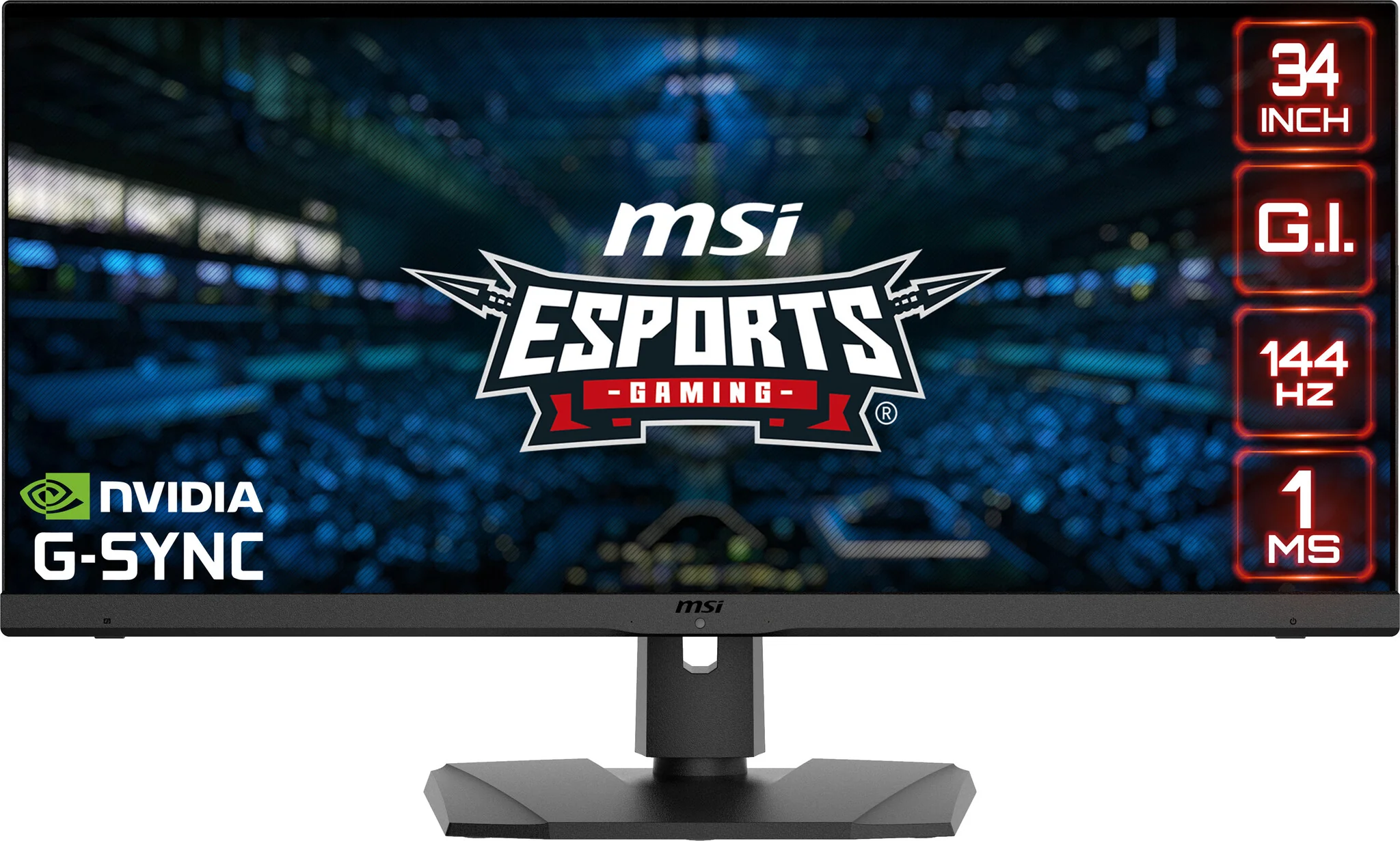 MSI Optix MPG341QR - 86.4 cm (34") - 3440 x 1440 pixels UltraWide Quad HD LCD Monitor