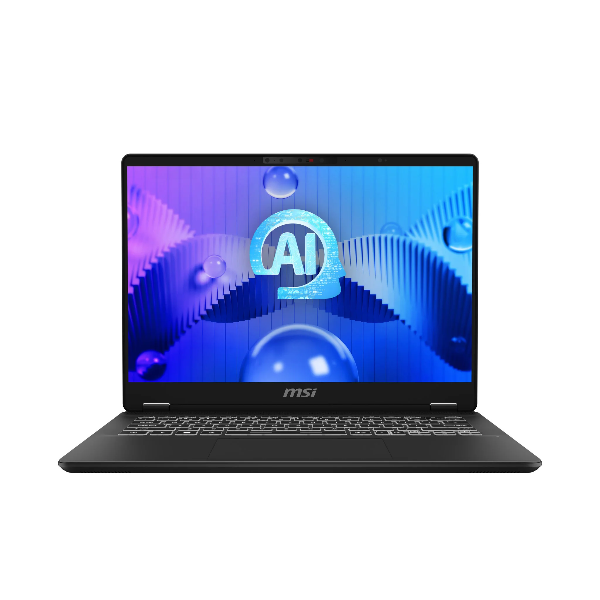 MSI Prestige 14 AI STUDIO Laptop - 35.6 cm (14") - Intel Core Ultra 7 155H - 32 GB DDR5-SDRAM - 1 TB SSD - NVIDIA GeForce RTX 3050 - Wi-Fi 7 - Windows 11 Home - Grey