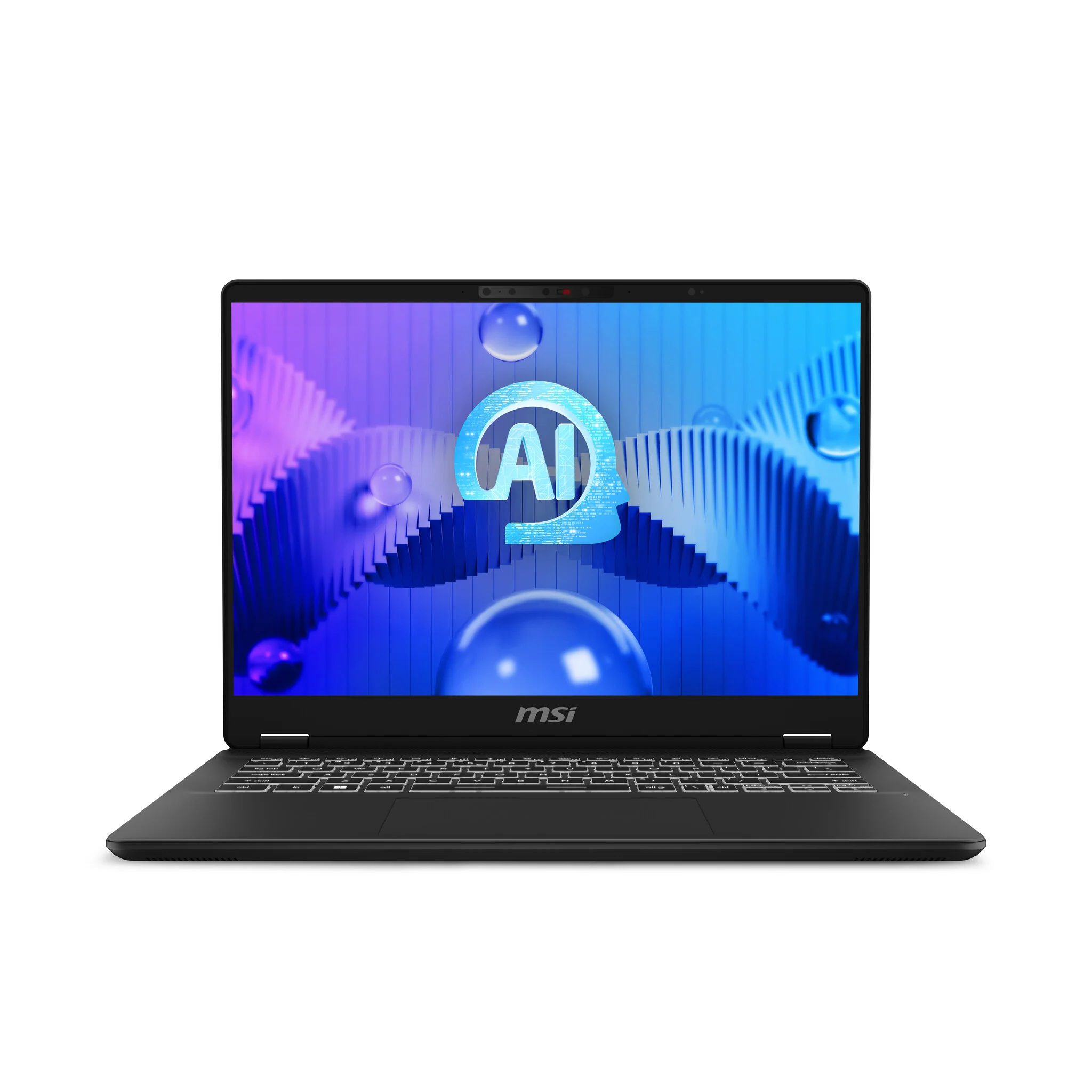 MSI Prestige 14 AI Studio Laptop - 35.6 cm (14") - Intel Core Ultra 7 155H - 32 GB DDR5-SDRAM - 1 TB SSD - NVIDIA GeForce RTX 4050 - Wi-Fi 7 - Windows 11 Pro - Grey
