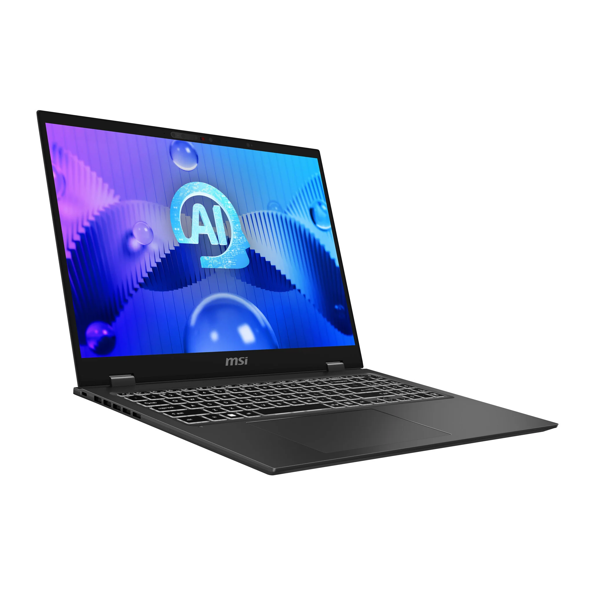 MSI Prestige 16 AI Studio Laptop 40.6 cm (16") - Quad HD+ Intel Core Ultra 7 155H - 32 GB LPDDR5-SDRAM - 1 TB SSD - NVIDIA GeForce RTX 4050 - Wi-Fi 7 - Windows 11 Home - Grey