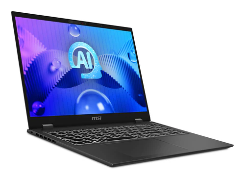 MSI Prestige 16 AI STUDIO Laptop - 40.6 cm (16") - Intel Core Ultra 9 185H - 32 GB LPDDR5-SDRAM - 1 TB SSD - NVIDIA GeForce RTX 4060 - Wi-Fi 7 - Windows 11 Pro - Grey - Image 3