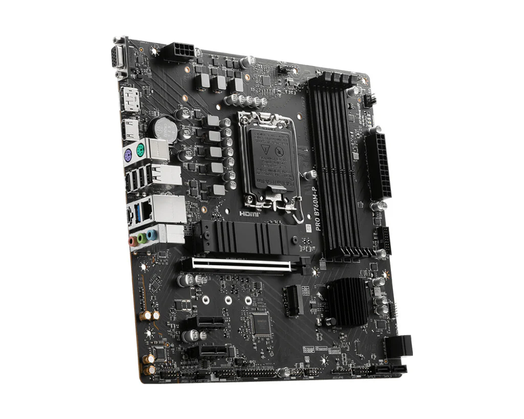 MSI PRO B760M-P micro ATX motherboard - Intel B760 LGA 1700 - Image 4