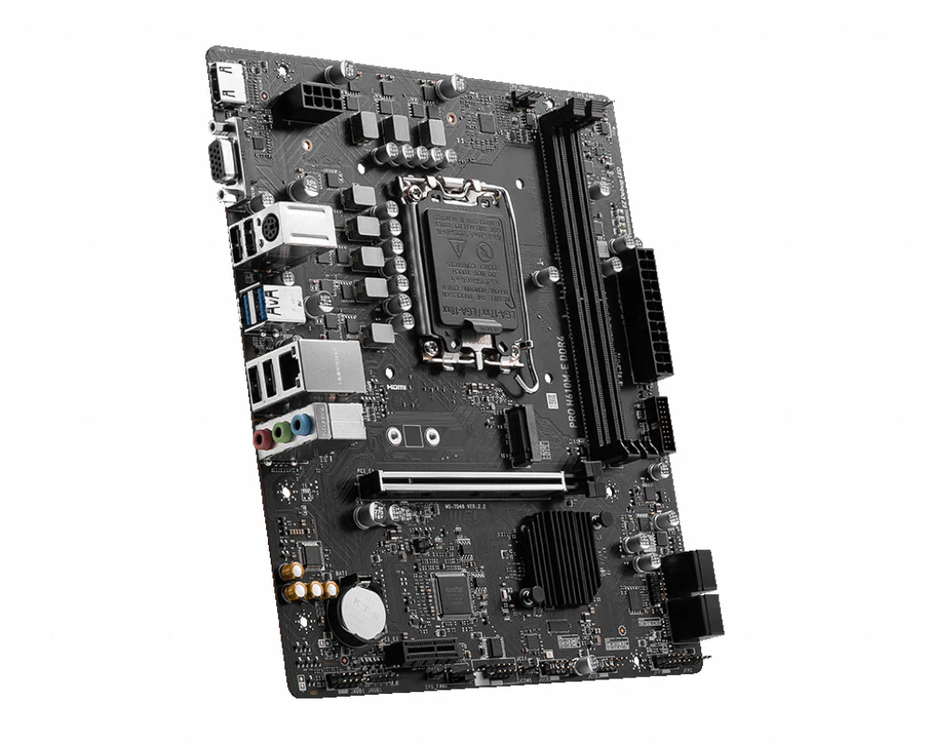 MSI PRO H610M-E DDR4 micro ATX motherboard - Intel H610 LGA 1700 - Image 4