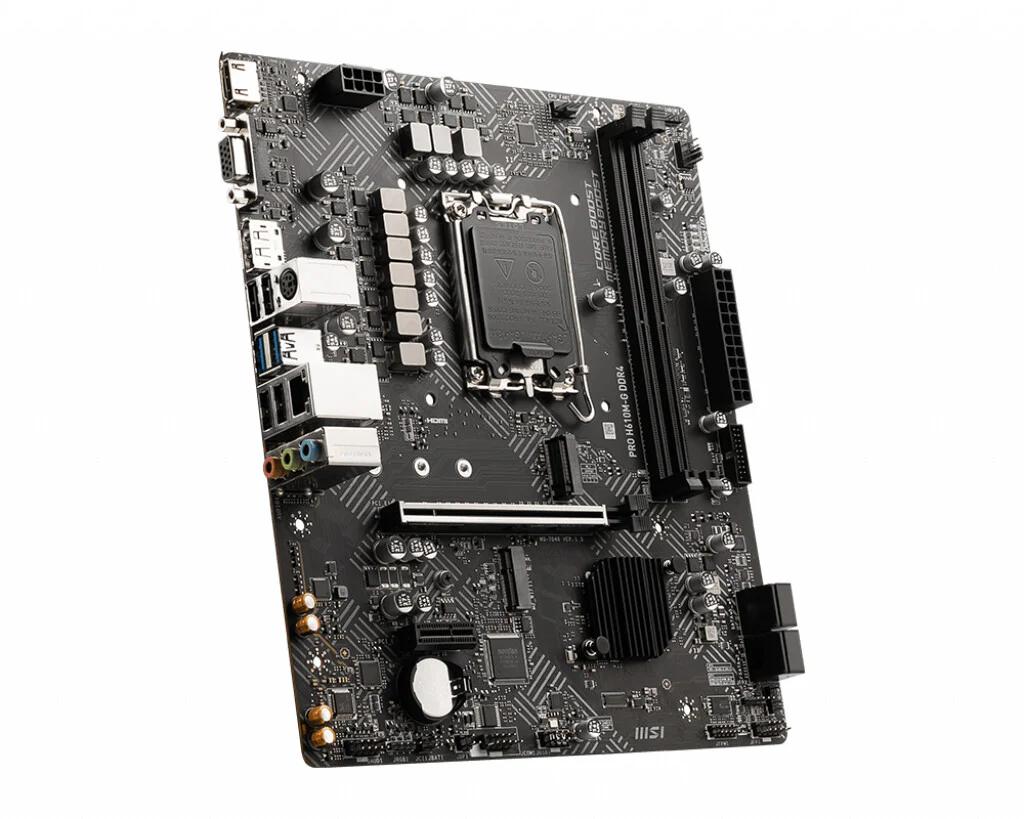 MSI PRO H610M-G DDR4 micro ATX motherboard - Intel H610 LGA 1700 - Image 4