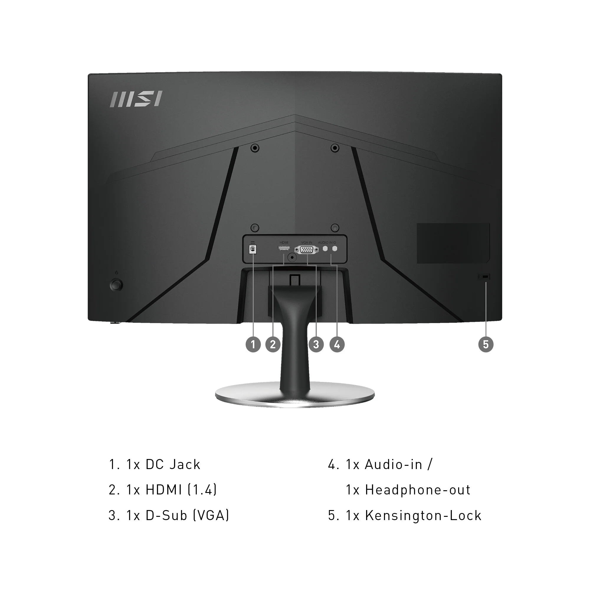 MSI Pro MP242C - 60 cm (23.6") - 1920 x 1080 pixels FHD LED Monitor - Image 11
