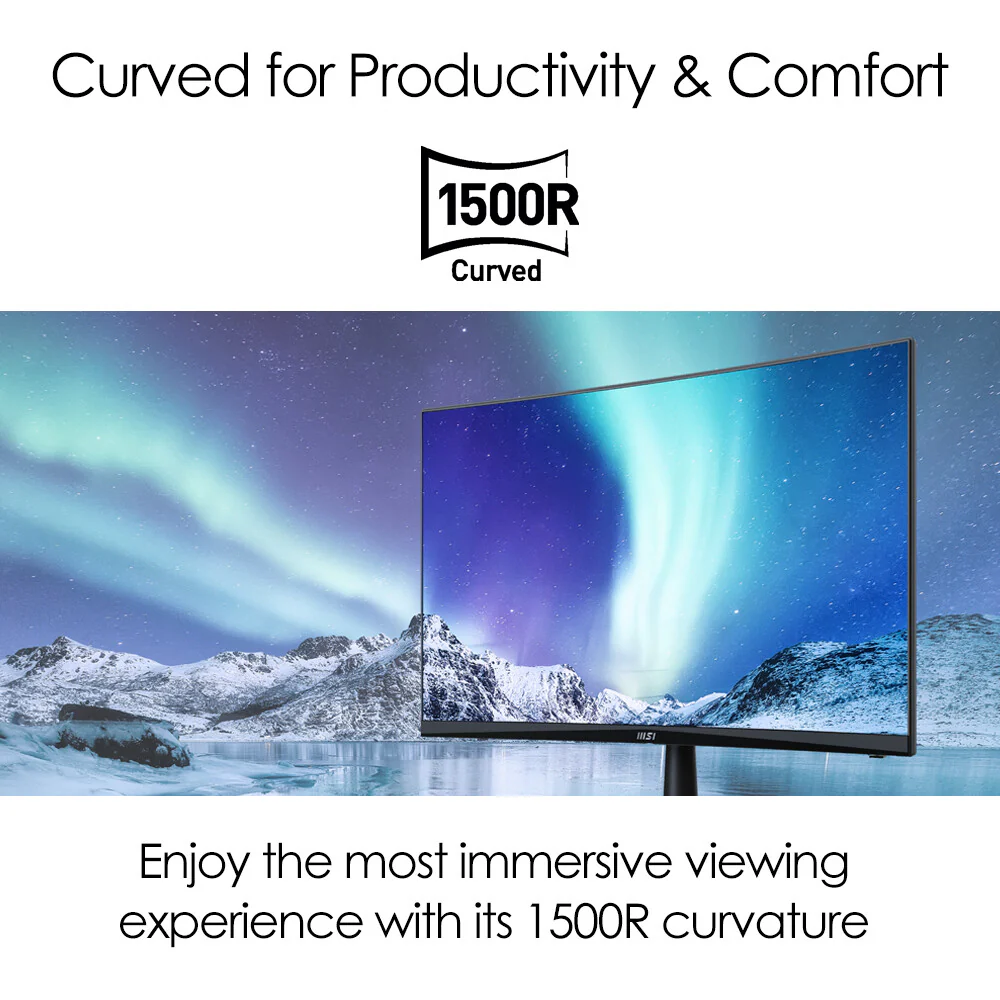 MSI Pro MP242C - 60 cm (23.6") - 1920 x 1080 pixels FHD LED Monitor - Image 12