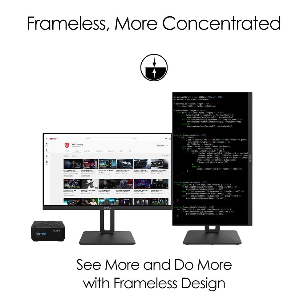 MSI Pro MP242P - 60.5 cm (23.8") - 1920 x 1080 pixels FHD Monitor - Image 17