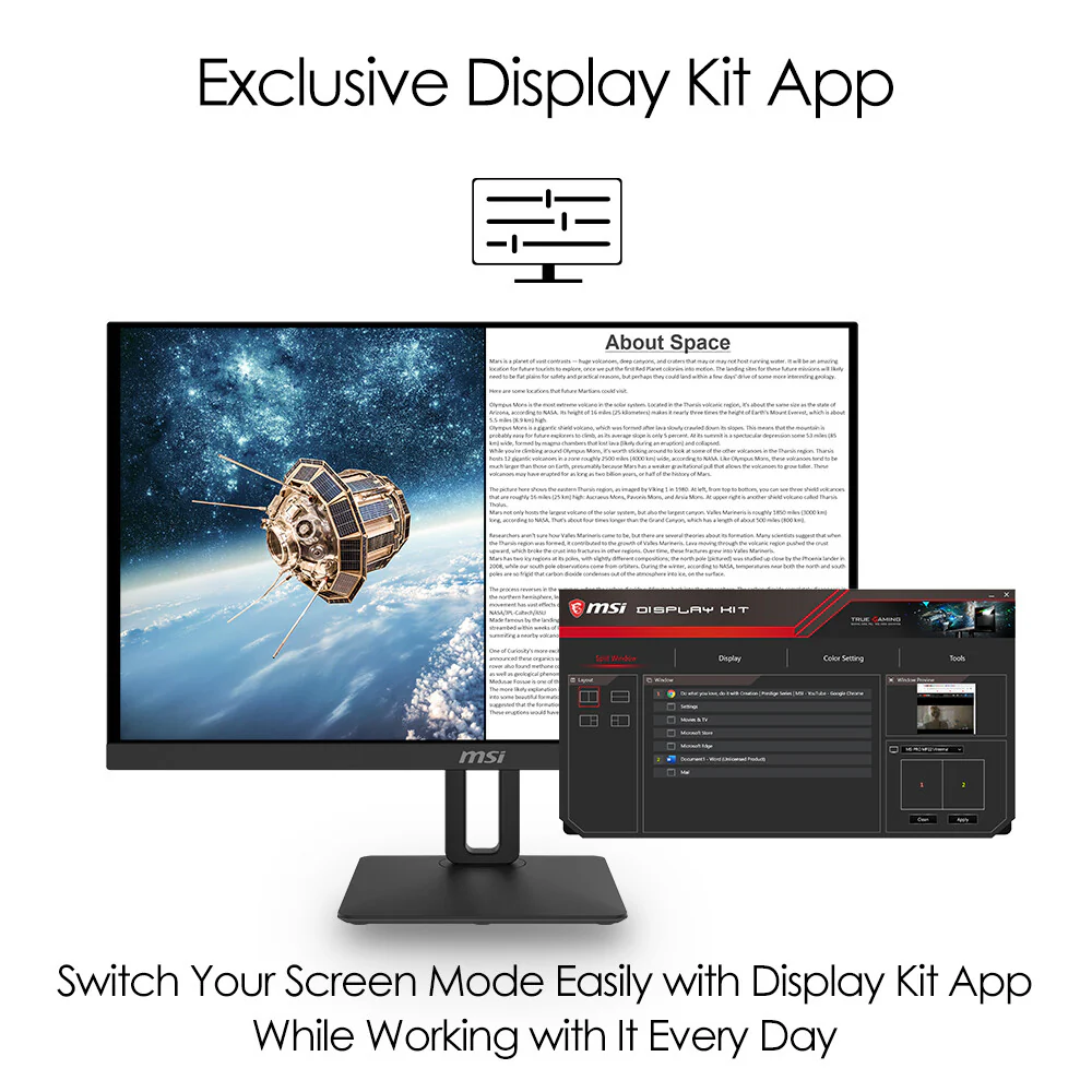 MSI Pro MP271P - 68.6cm (27") - 1920 x 1080 pixels FHD LED Monitor - Image 11