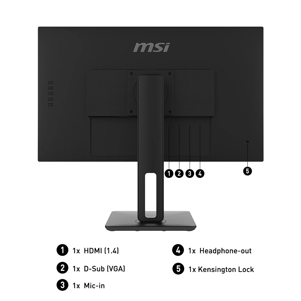 MSI Pro MP271P - 68.6cm (27") - 1920 x 1080 pixels FHD LED Monitor - Image 7