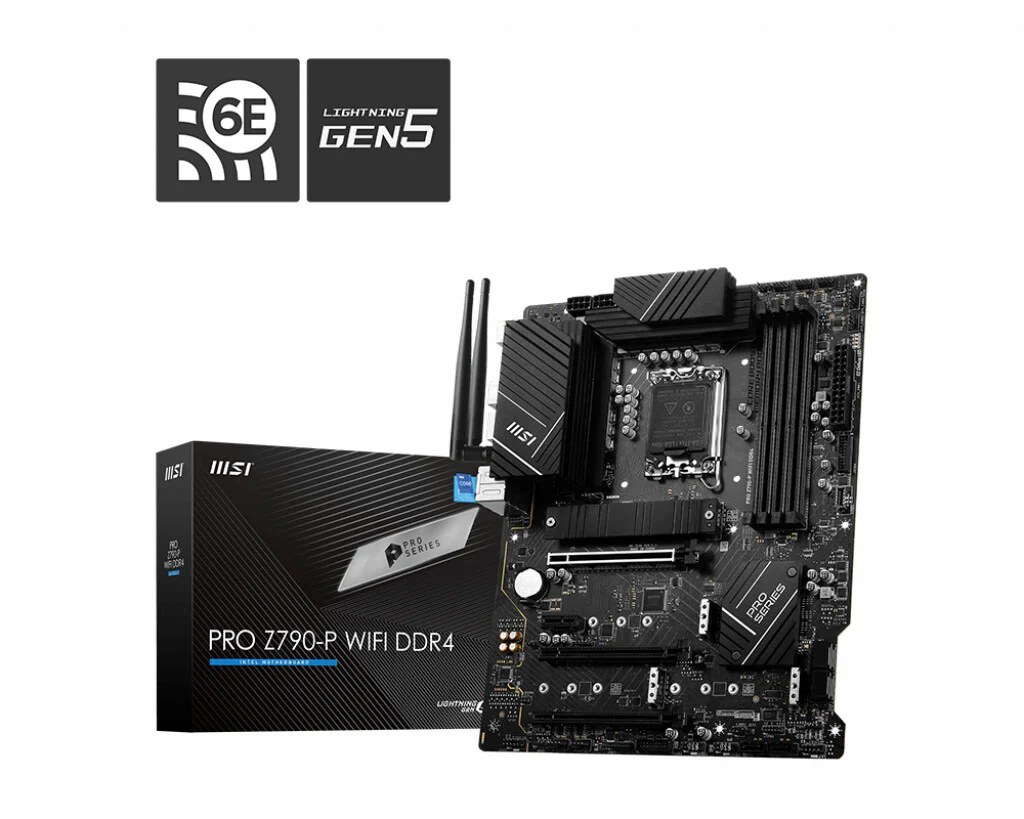 MSI PRO Z790-P WIFI DDR4 ATX motherboard - Intel Z790 LGA 1700 - Image 2