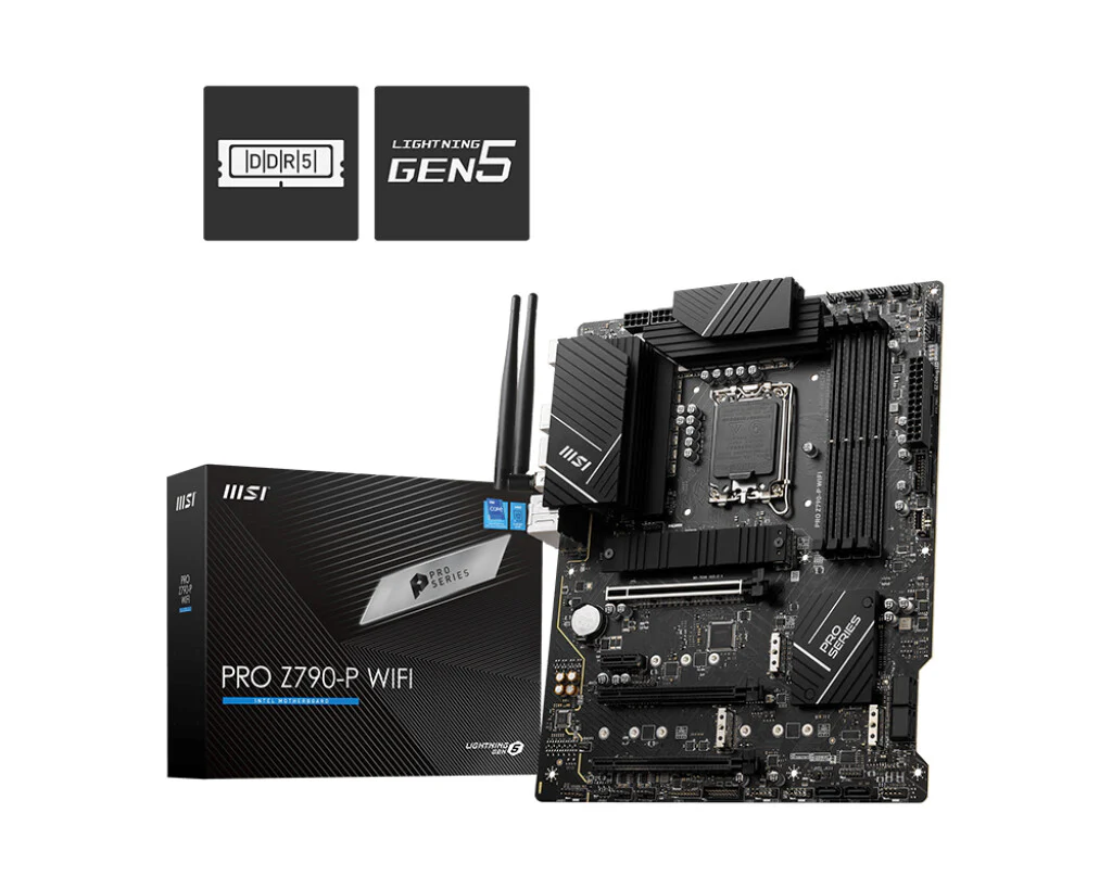 MSI PRO Z790-P WIFI ATX motherboard - Intel Z790 LGA 1700 - Image 2