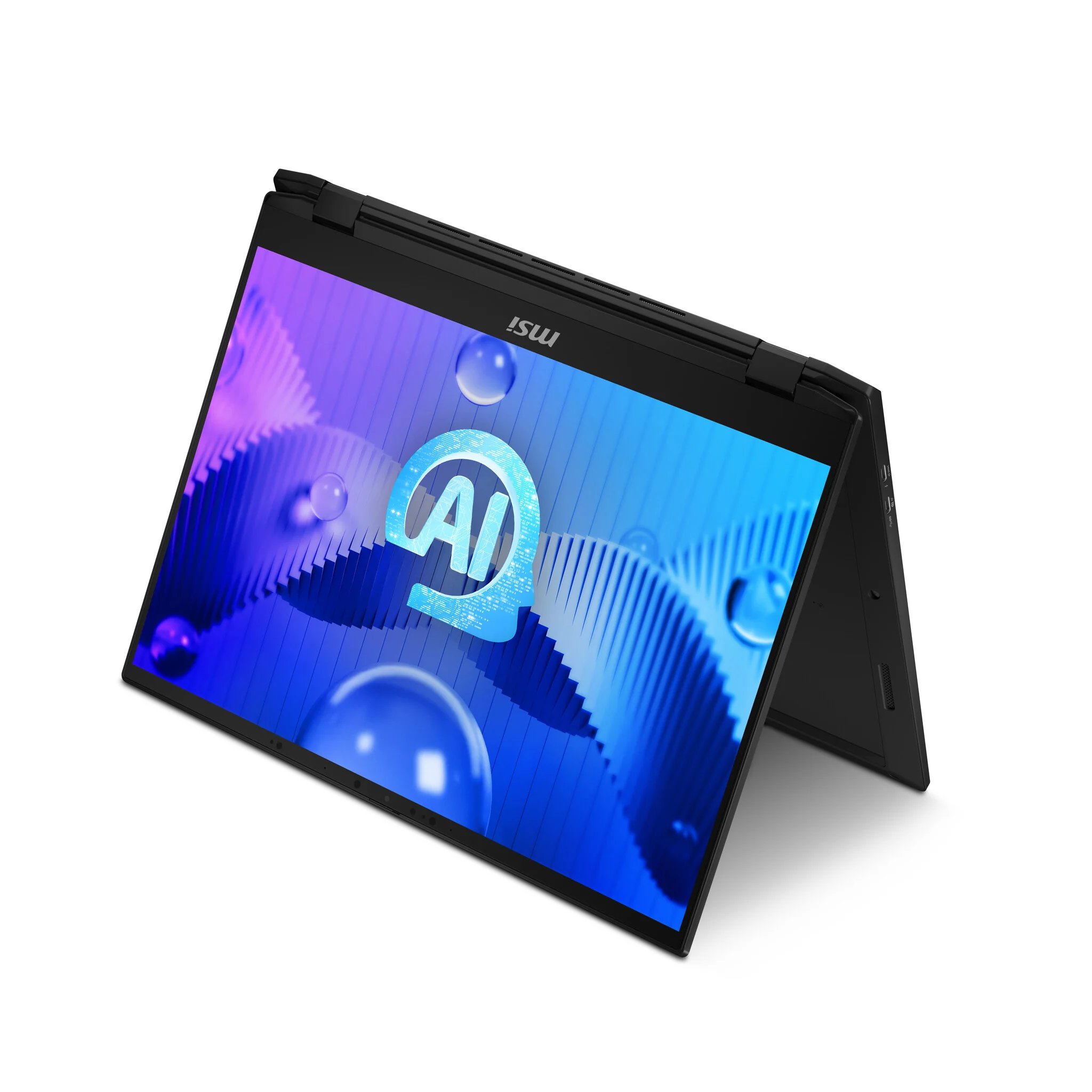 MSI Summit E16 AI Studio Hybrid (2-in-1) - 40.6 cm (16") - Touchscreen - Intel Core Ultra 7 155H - 32 GB LPDDR5-SDRAM - 1 TB SSD - NVIDIA GeForce RTX 4050 - Wi-Fi 7 - Windows 11 Pro - Black - Image 23