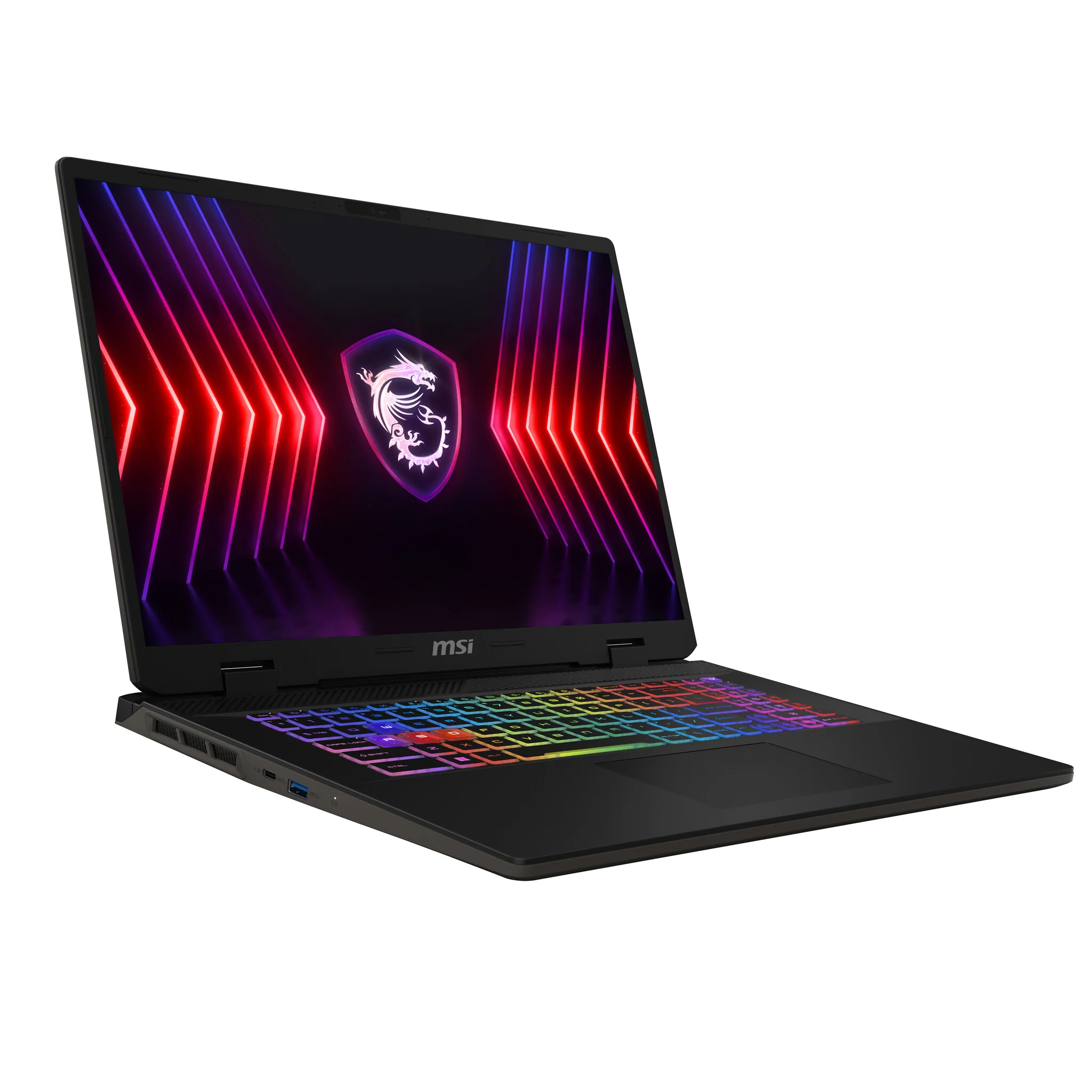 MSI Sword 17 HX Laptop - 43.2 cm (17") - Intel® Core™ i7-14700HX - 16 GB DDR5-SDRAM - 1 TB SSD - NVIDIA GeForce RTX 4070 - Wi-Fi 6E - Windows 11 Home - Grey - Image 2