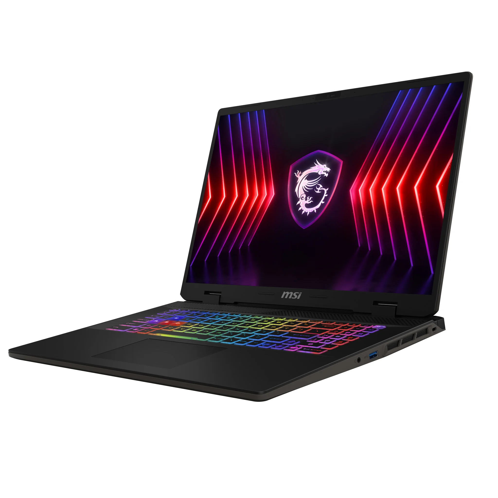 MSI Sword 17 HX Laptop - 43.2 cm (17") - Intel® Core™ i7-14700HX - 16 GB DDR5-SDRAM - 1 TB SSD - NVIDIA GeForce RTX 4070 - Wi-Fi 6E - Windows 11 Home - Grey - Image 3