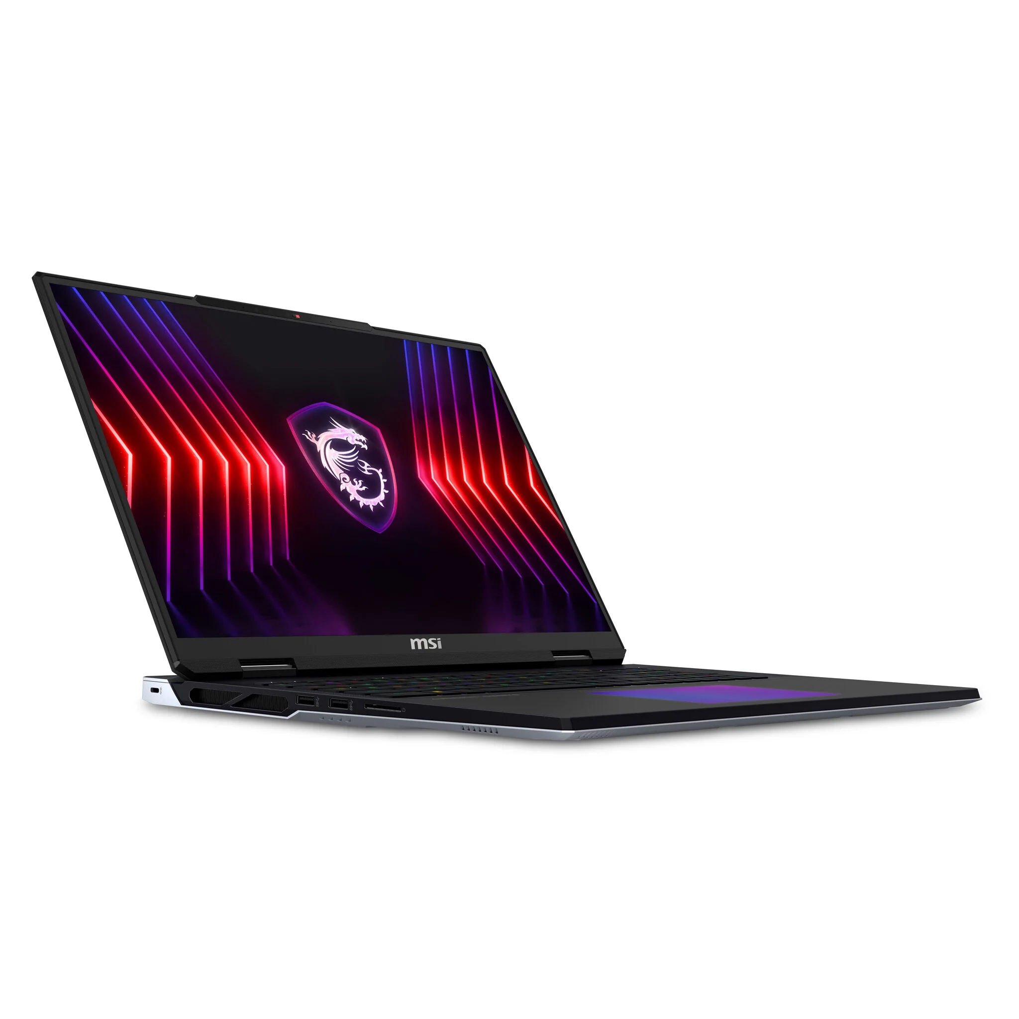 MSI Titan 18 HX A14VIG-051UK Laptop - 45.7 cm (18") - Intel® Core™ i9-14900HX - 32 GB DDR5-SDRAM - 2 TB SSD - NVIDIA GeForce RTX 4090 - Wi-Fi 7 - Windows 11 Pro - Black - Image 16