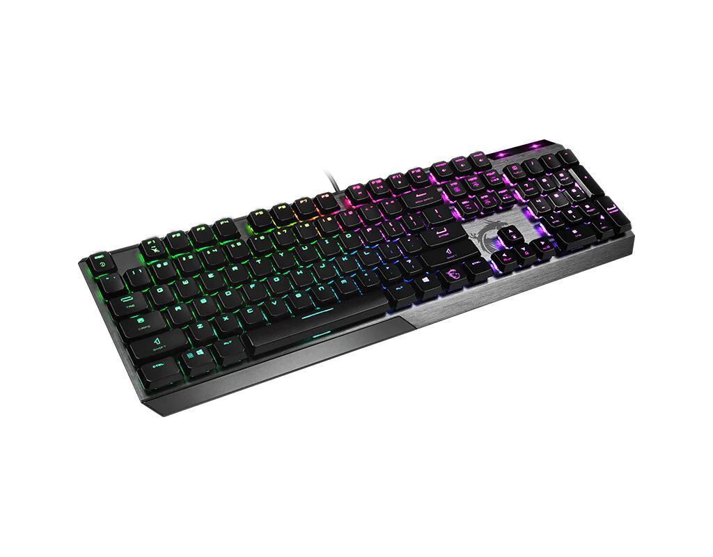 MSI VIGOR GK50 - USB Wired RGB Mechanical Gaming keyboard in Black (QWERTZ German) - Image 2