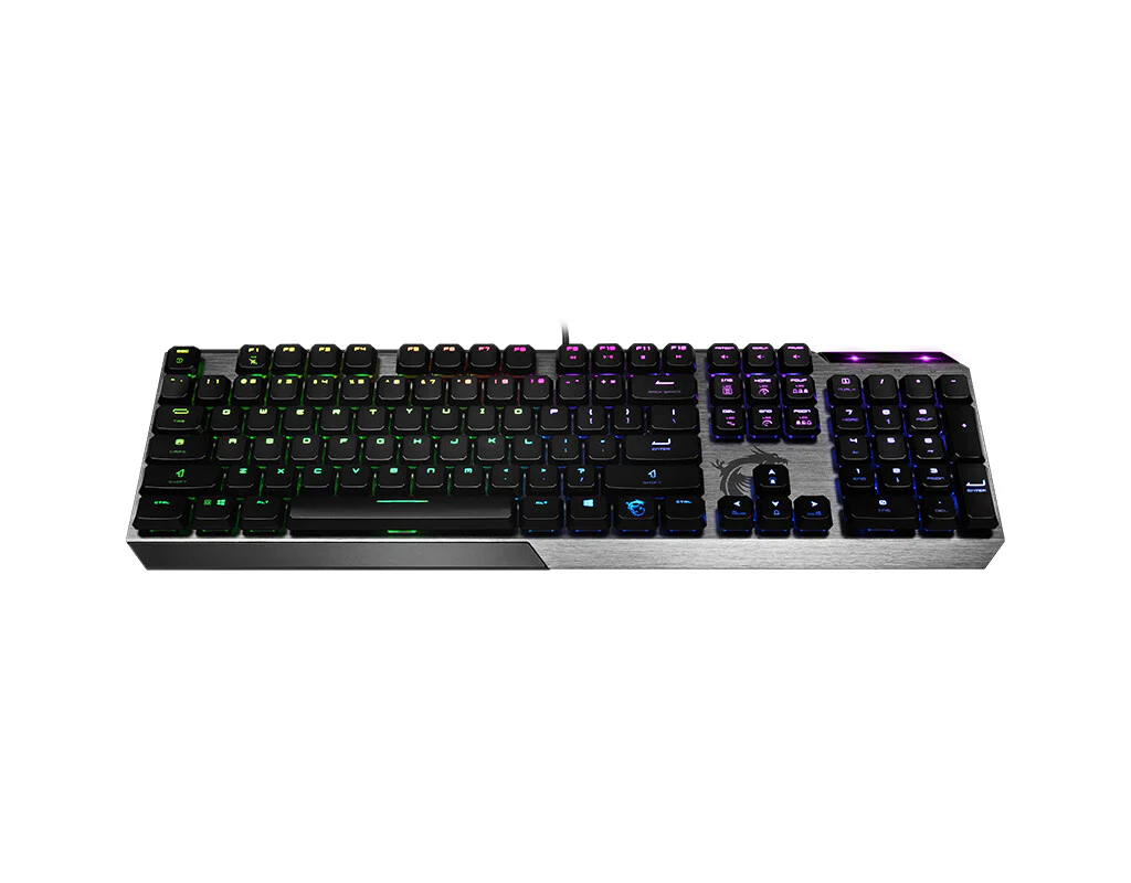 MSI VIGOR GK50 - USB Wired RGB Mechanical Gaming keyboard in Black (QWERTZ German) - Image 4