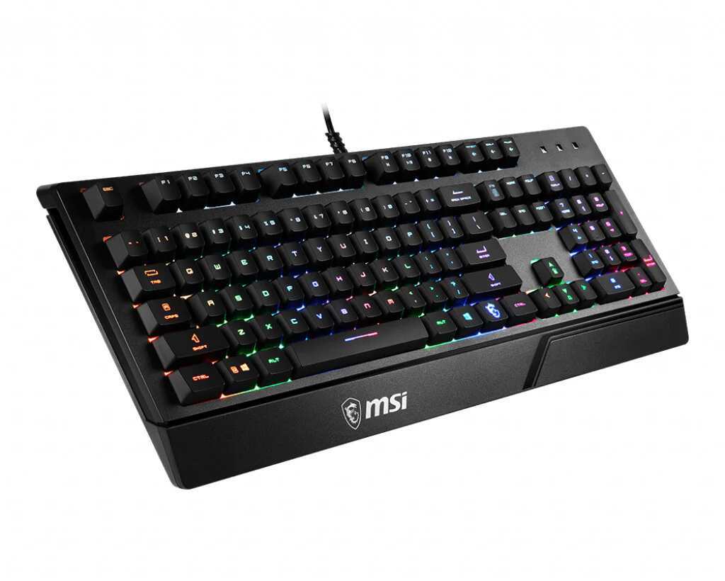 MSI VIGOR GK20 RGB - USB Wired RGB Membrane Gaming Keyboard (QWERTY UK) - Image 4
