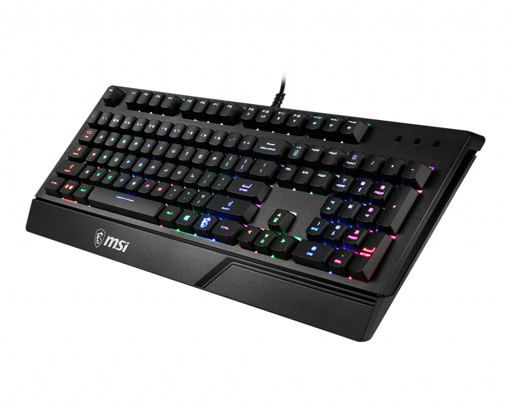 MSI VIGOR GK20 RGB - USB Wired RGB Membrane Gaming Keyboard (QWERTY UK) - Image 5