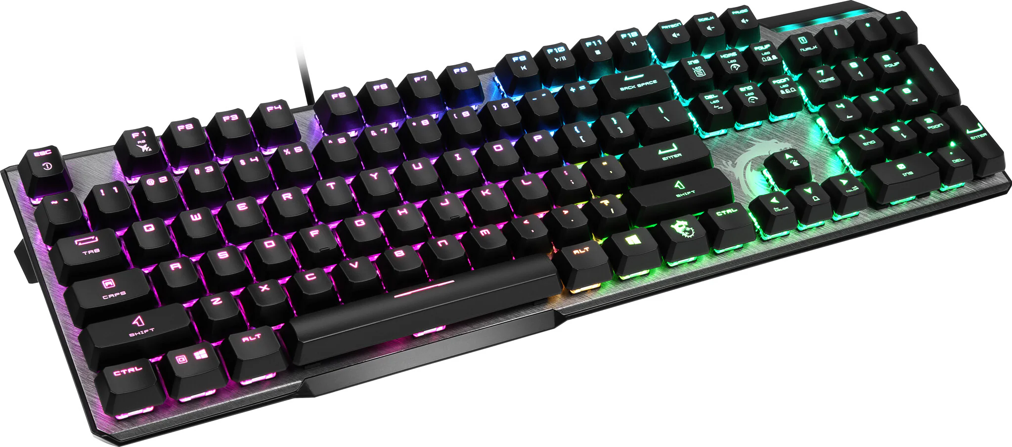 MSI VIGOR GK50 Elite - USB Wired RGB Mechanical Gaming Keyboard in Black (QWERTY UK) - Image 5