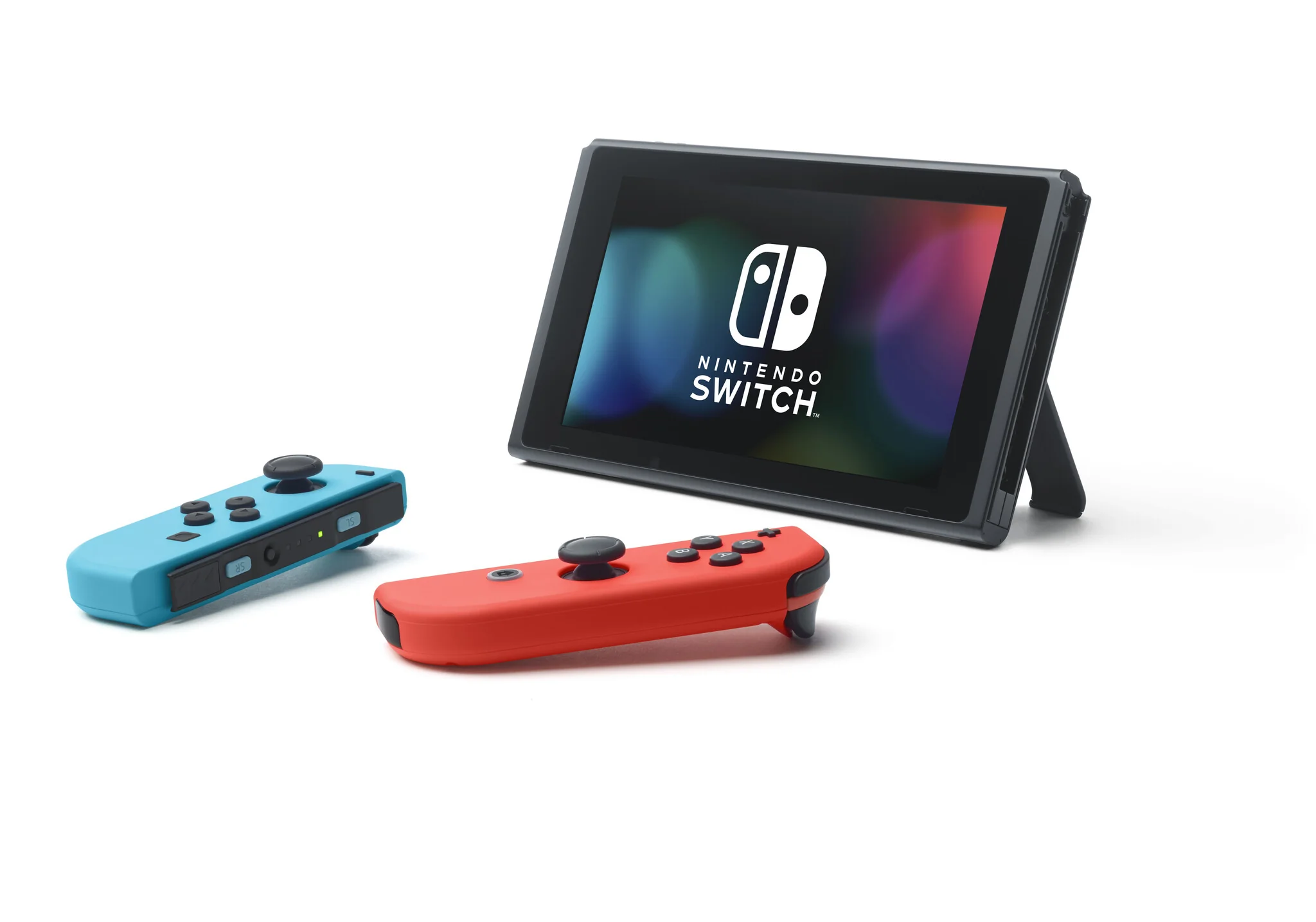 Nintendo Switch - 32 GB - Neon Red and Blue - Image 3