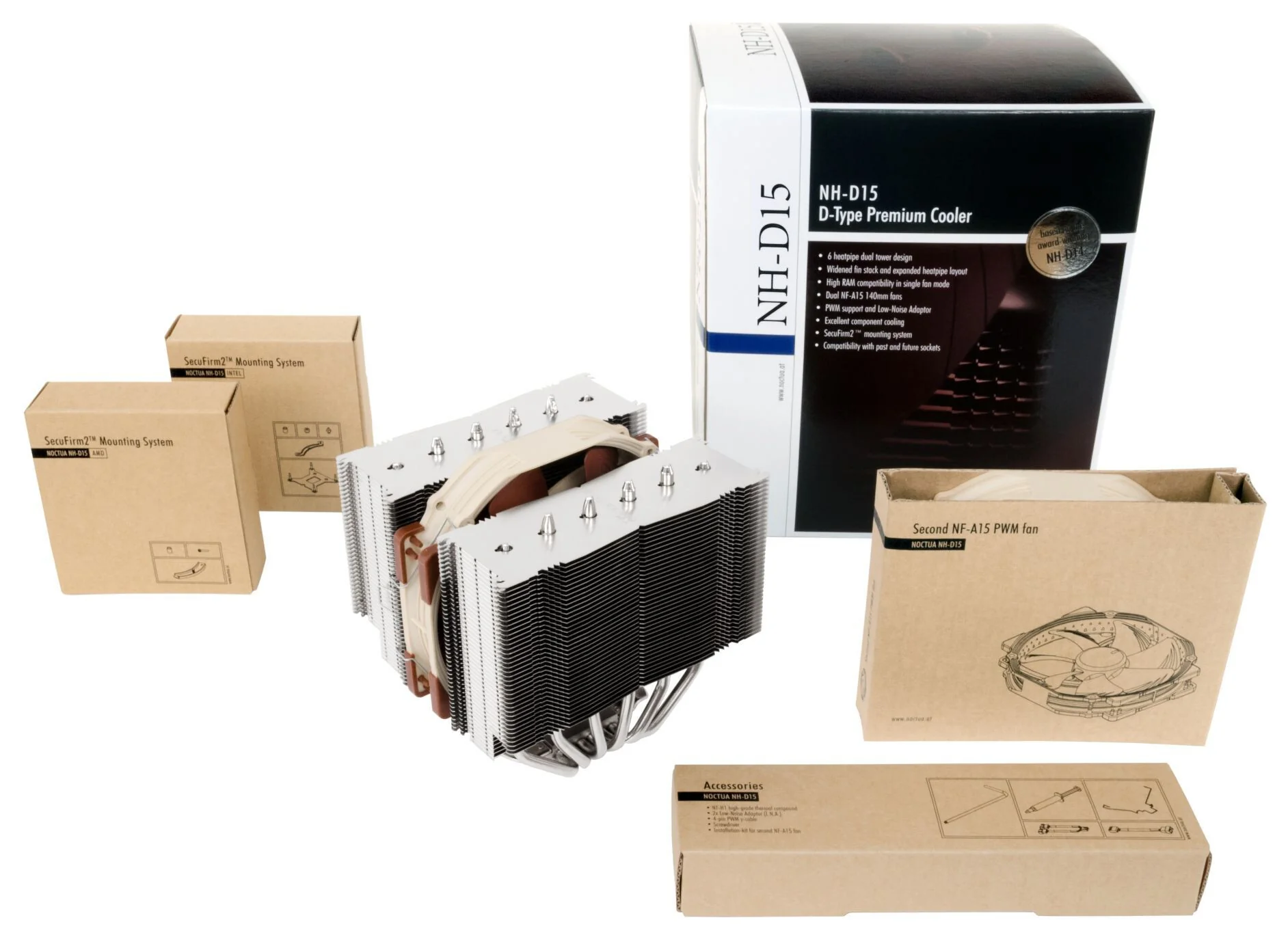 Noctua NH-D15 - Air Processor Cooler - 140mm - Image 2