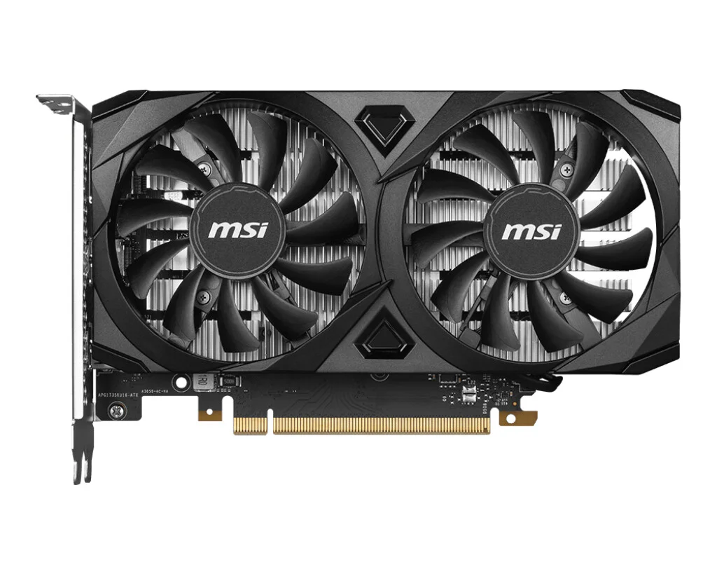 MSI VENTUS 2X 6G OC - NVIDIA 6 GB GDDR6 Geforce RTX 3050 graphics card - Image 2
