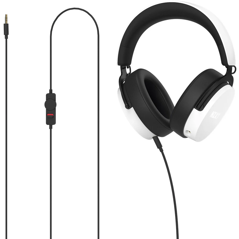 NZXT Relay - Hi-Res Certified Wired PC Gaming Headset in White - Image 6