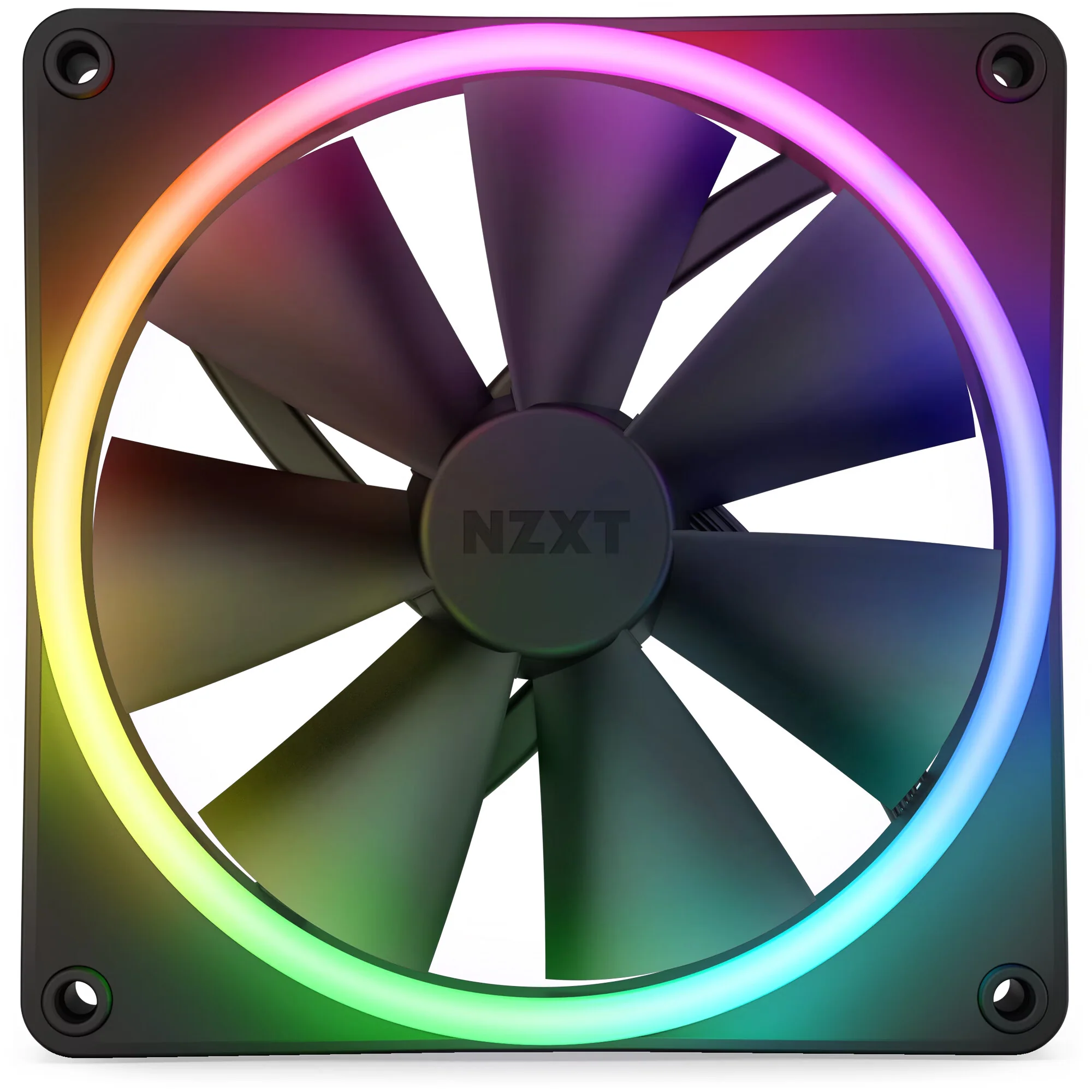 NZXT F120 RGB DUO - Computer Case Fan in Black - 120mm - Image 2