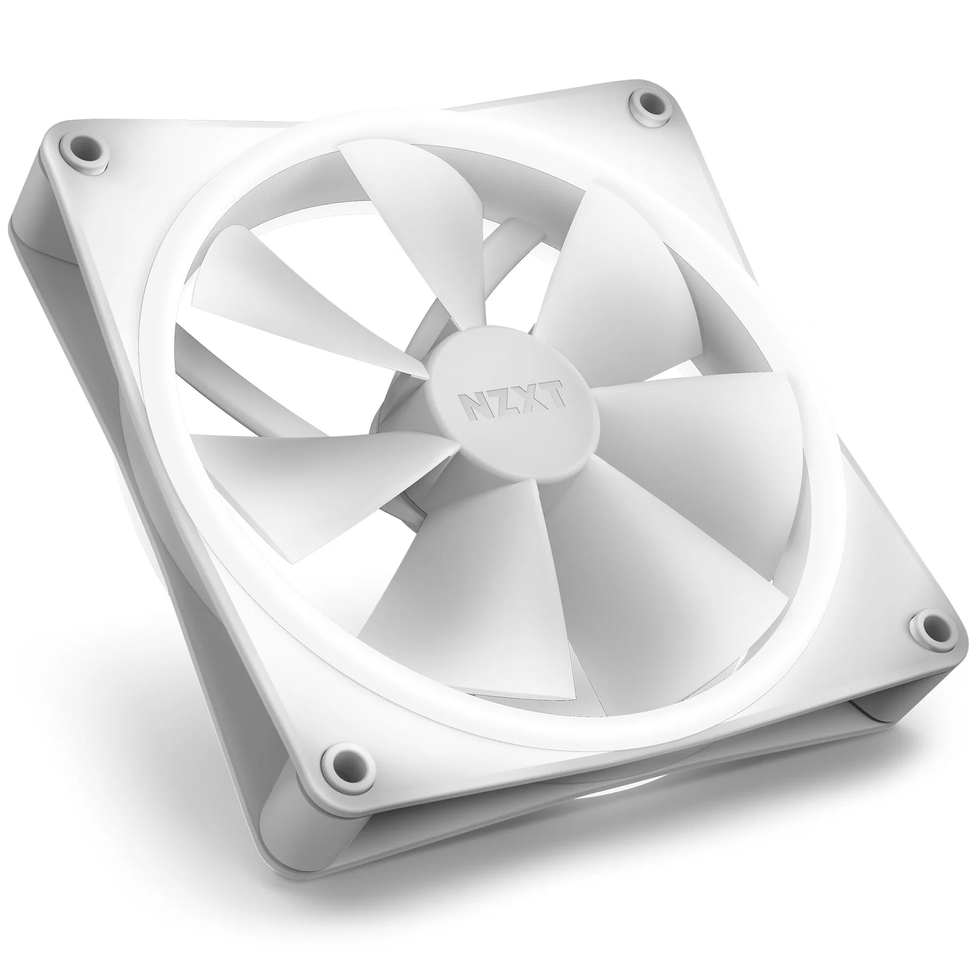 NZXT F120 RGB DUO - Computer Case Fan in White - 120mm - Image 5