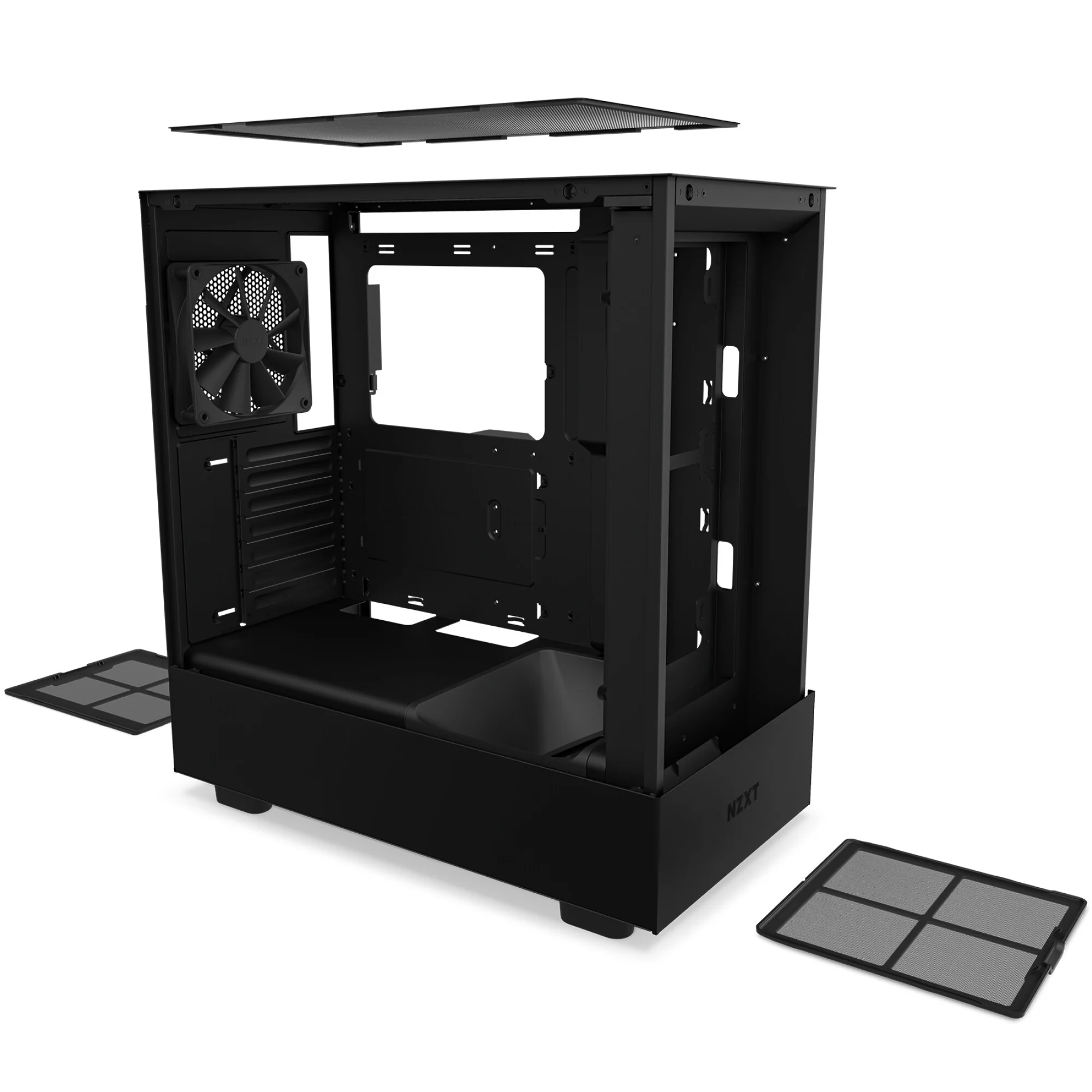 NZXT H5 Flow - ATX Mid Tower Case in Black - Image 5