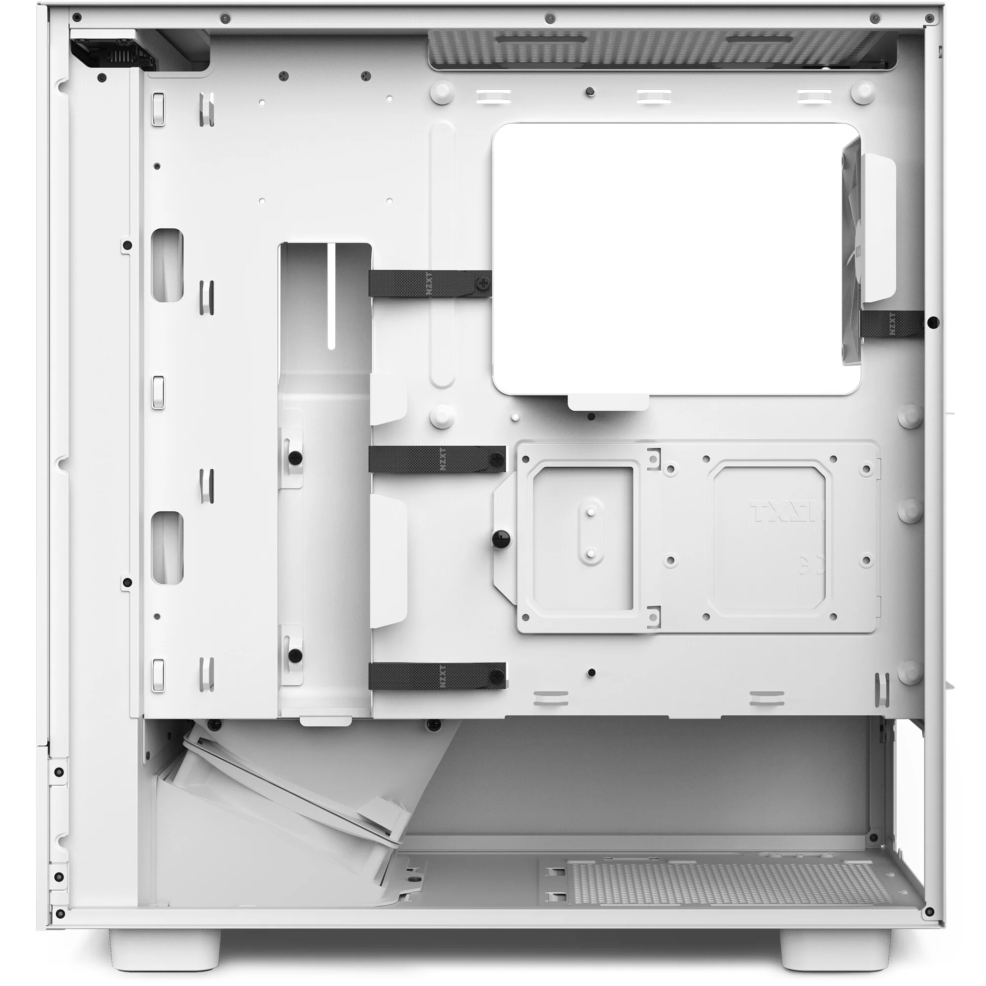NZXT H5 Flow RGB - ATX Mid Tower Case in White - Image 6