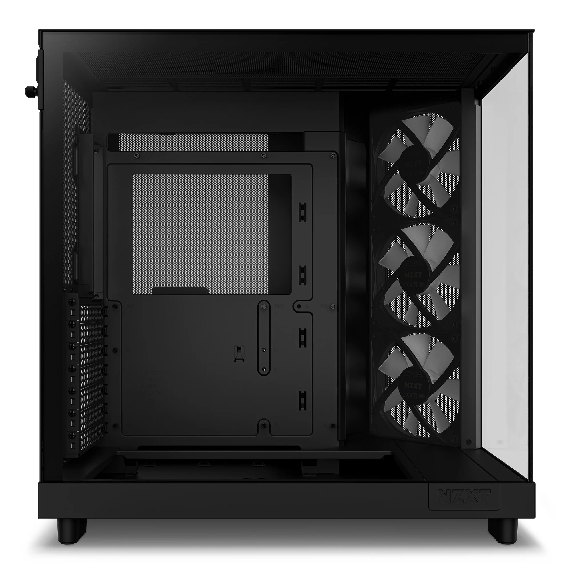NZXT H6 Flow RGB - ATX Mid Tower Case in Black - Image 12