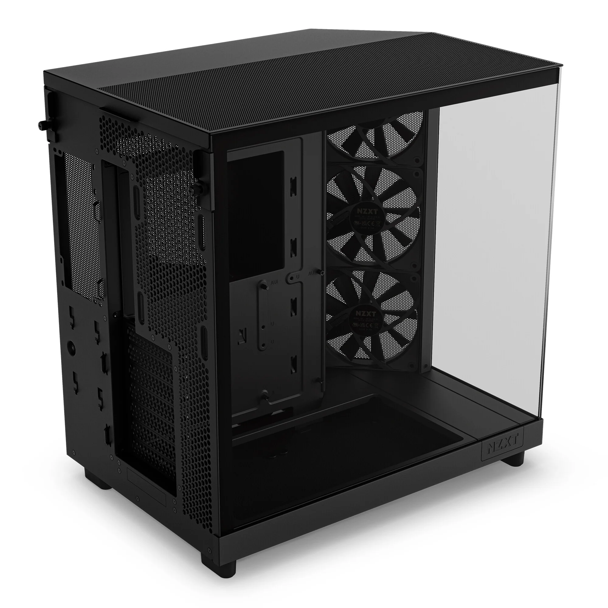 NZXT H6 Flow - ATX Mid Tower Case in Black - Image 3