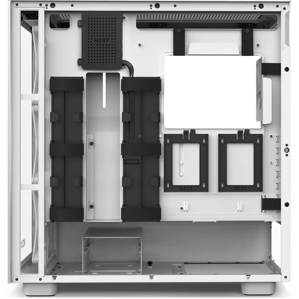 NZXT H7 Elite (2022) - ATX Mid Tower Case in White - Image 6