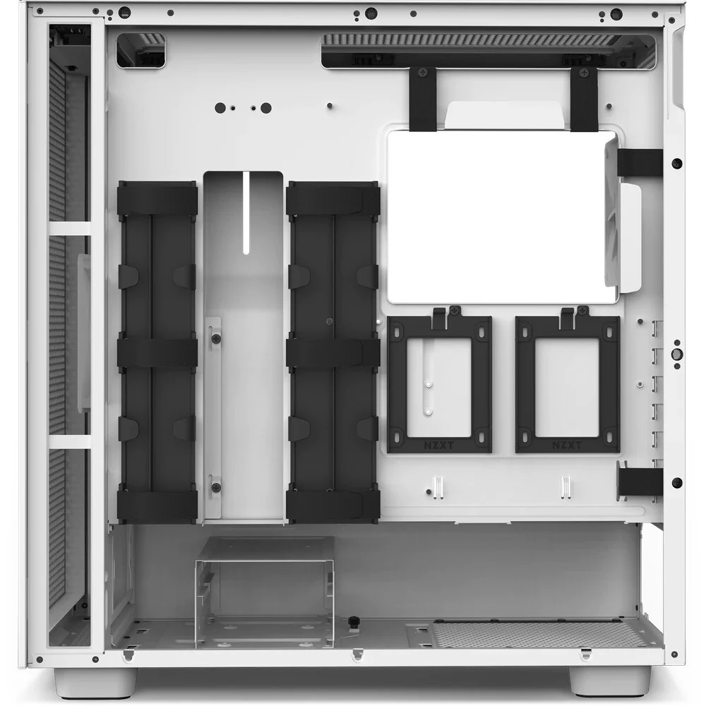 NZXT H7 Flow - ATX Mid Tower Case in White - Image 6
