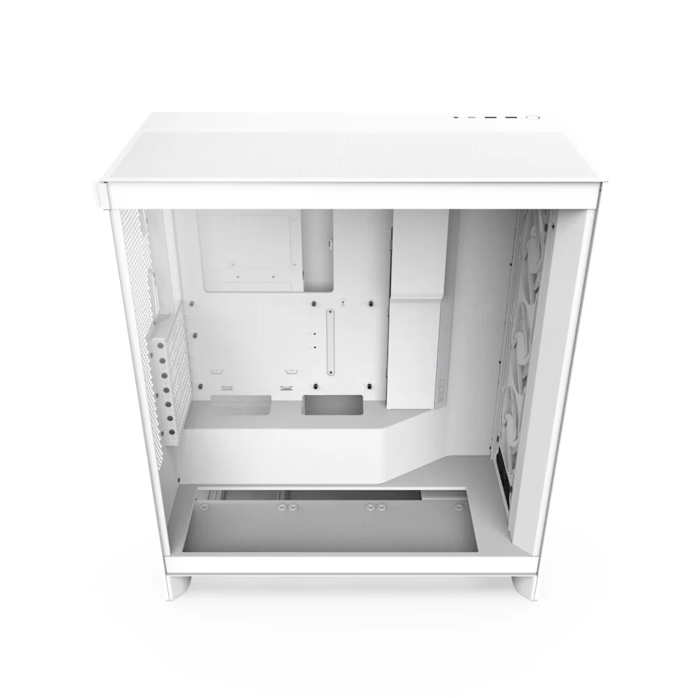 NZXT H7 Flow RGB (2024) - ATX Mid Tower Case in White - Image 3