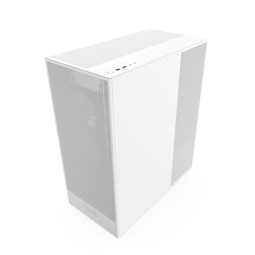 NZXT H7 Flow RGB (2024) - ATX Mid Tower Case in White - Image 4